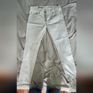 GAP mens White Skinny Jeans